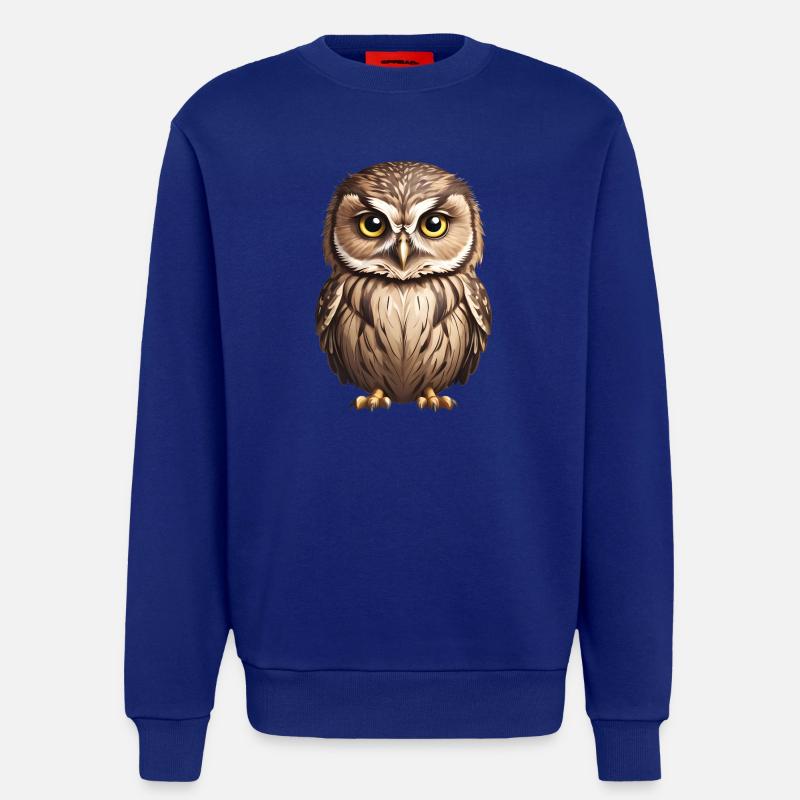 Junge braune Eule - Sweatshirt - made by SPREAD  - Iconic Blue