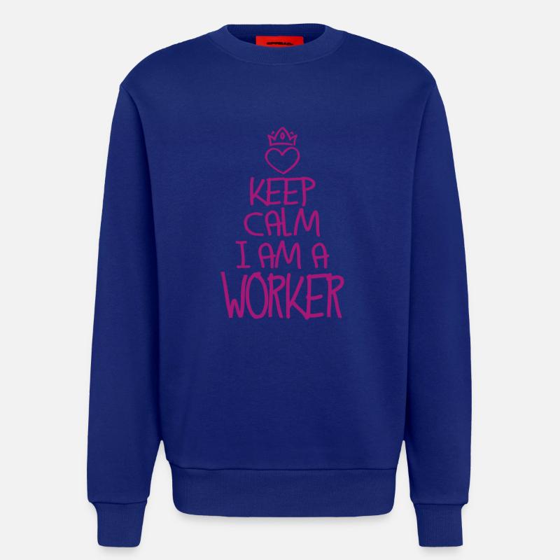 Best Arbeiter ever Arbeiter Geschenk - Sweatshirt - made by SPREAD - Iconic Blue
