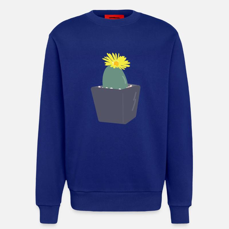 Lithops Blüte3 - Sweatshirt - made by SPREAD  - Iconic Blue