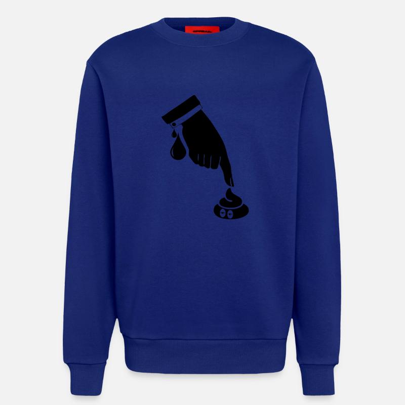 Blak boss - Sweatshirt - made by SPREAD  - Iconic Blue