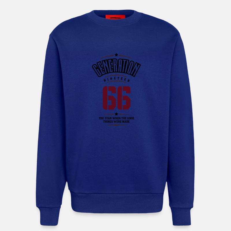 Generation 1966 - Sweatshirt - made by SPREAD  - Iconic Blue