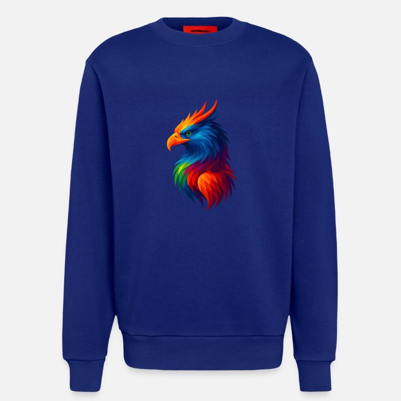 WPAP Stil Polygon Tiere - Greiff - Sweatshirt - made by SPREAD  - Iconic Blue