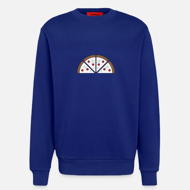 Bild von einer Pizza - Sweatshirt - made by SPREAD  - Iconic Blue