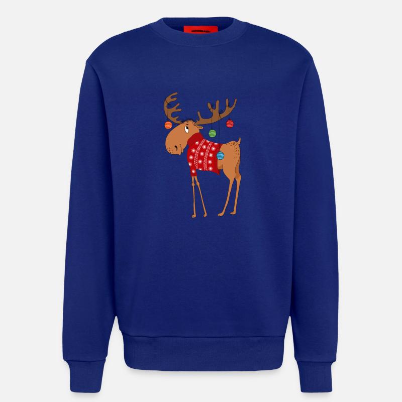 Elch im Pullover - Sweatshirt - made by SPREAD  - Iconic Blue