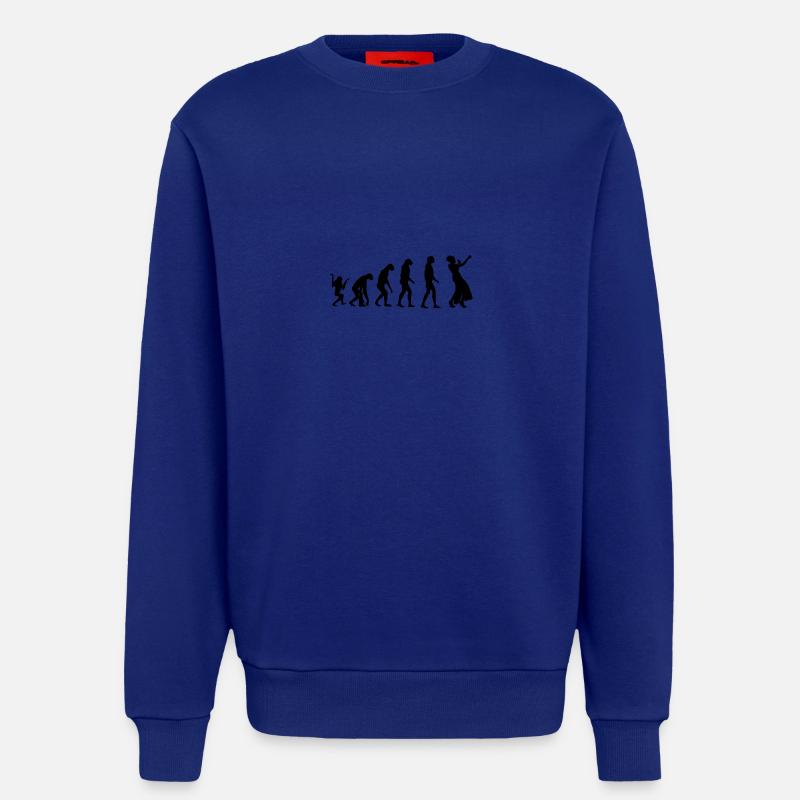 Evolution singer - Sweatshirt - made by SPREAD  - Iconic Blue