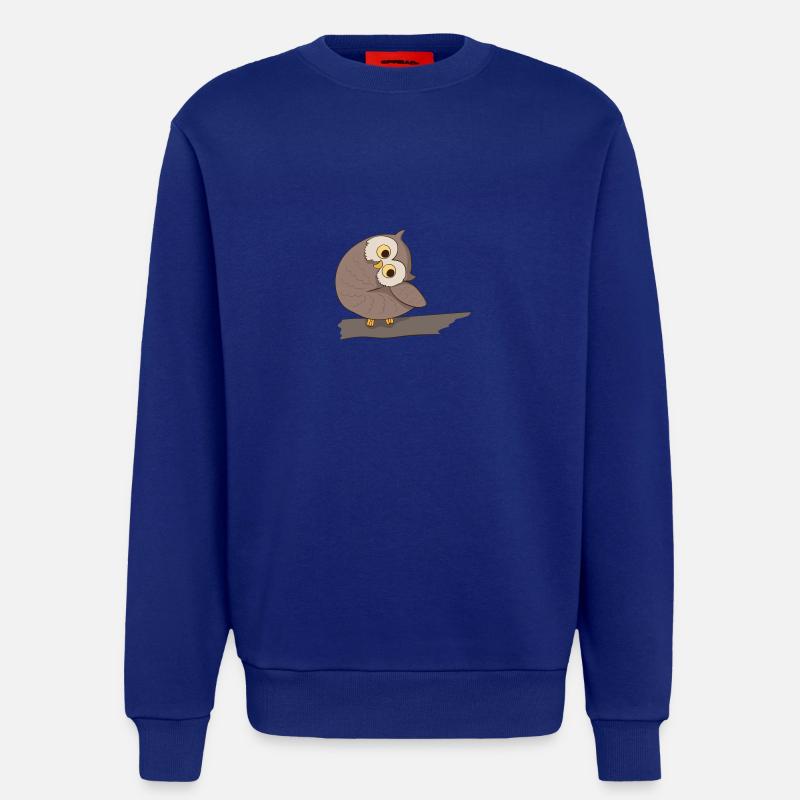 Uhu Eule Comic - Sweatshirt - made by SPREAD  - Iconic Blue