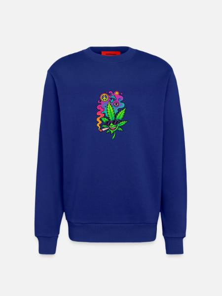 GreenGlow - Sweatshirt - made by SPREAD  - Iconic Blue