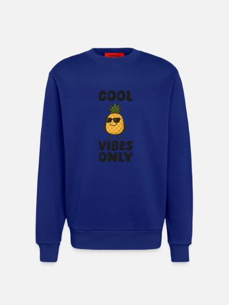 Pineapple Comic - Sweatshirt - made by SPREAD - Iconic Blue