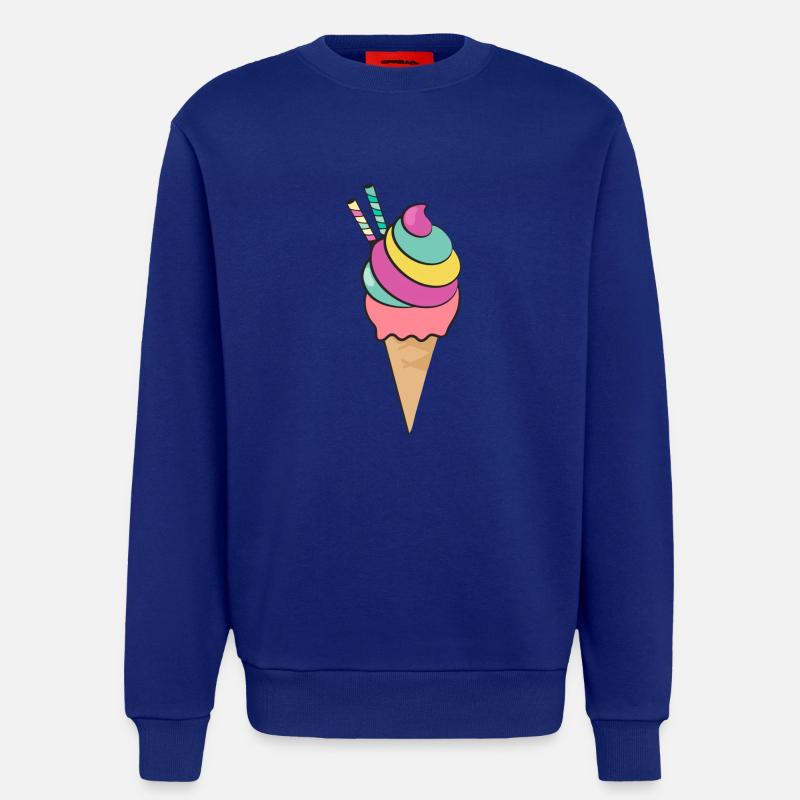 Eiscreme, Eistüte, Eis - Sweatshirt - made by SPREAD  - Iconic Blue