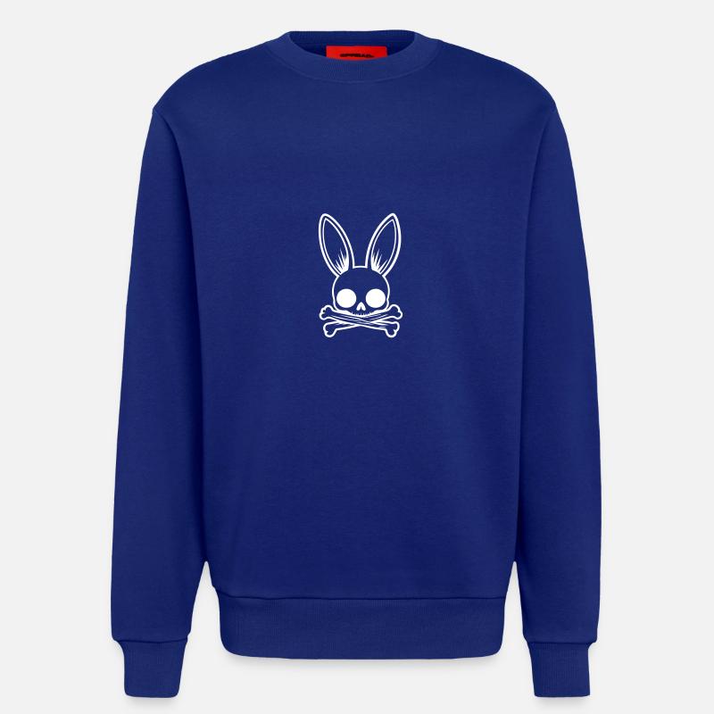 Bunny Funny Easter Skull - Sweatshirt - made by SPREAD - Iconic Blue