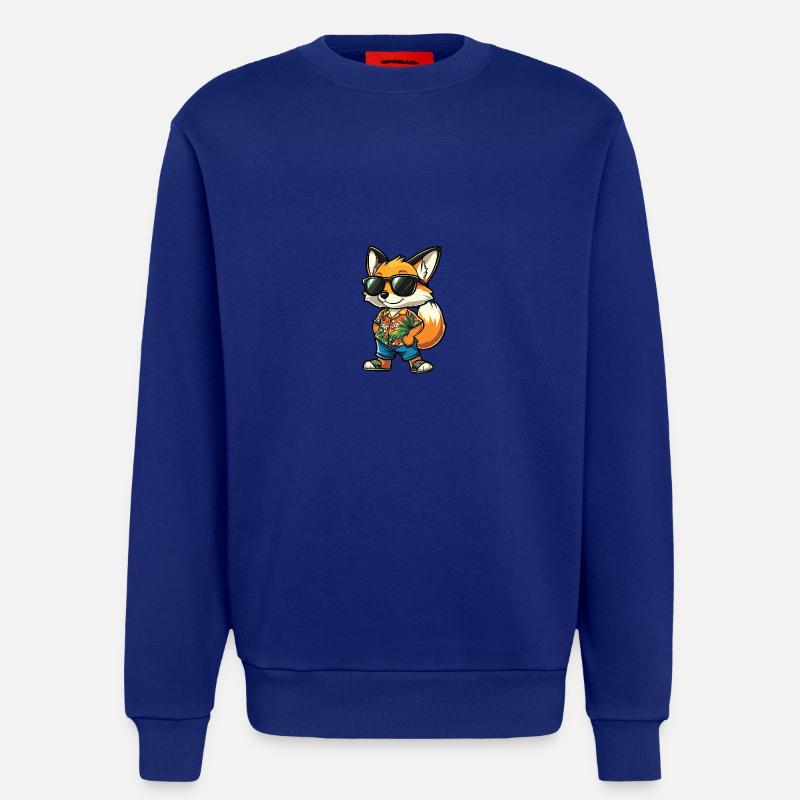 Fuchs Comic Cool Sommer - Sweatshirt - made by SPREAD  - Iconic Blue