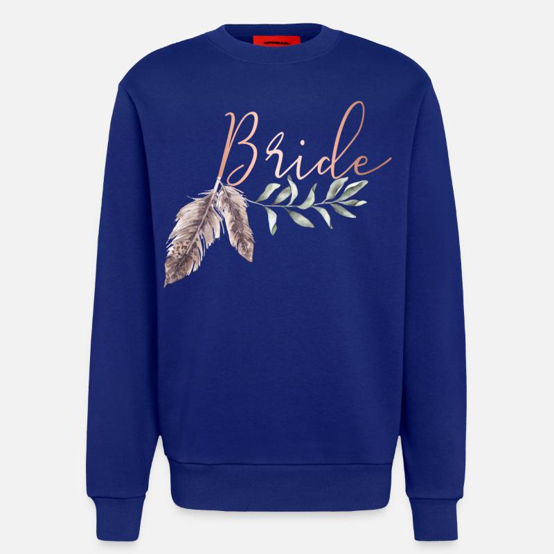 Boho Bride Braut - Sweatshirt - made by SPREAD  - Iconic Blue