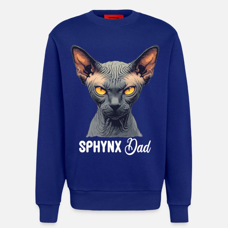 Sphynx Kitten Sphynx Cat - Sweatshirt - made by SPREAD  - Iconic Blue