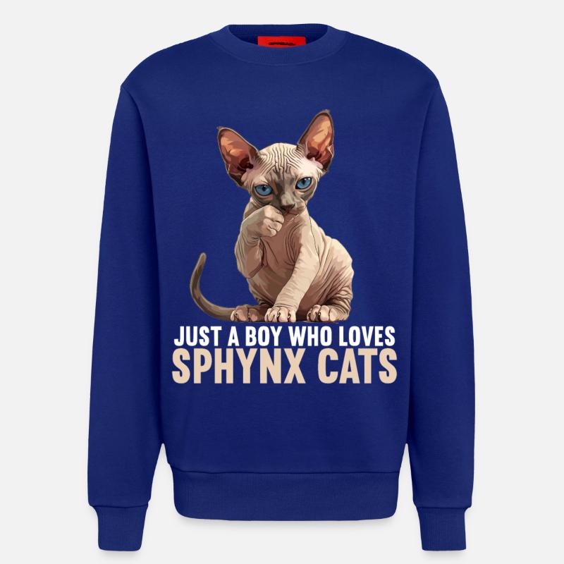 Sphynx Kätzchen Sphynx Katze - Sweatshirt - made by SPREAD - Iconic Blue