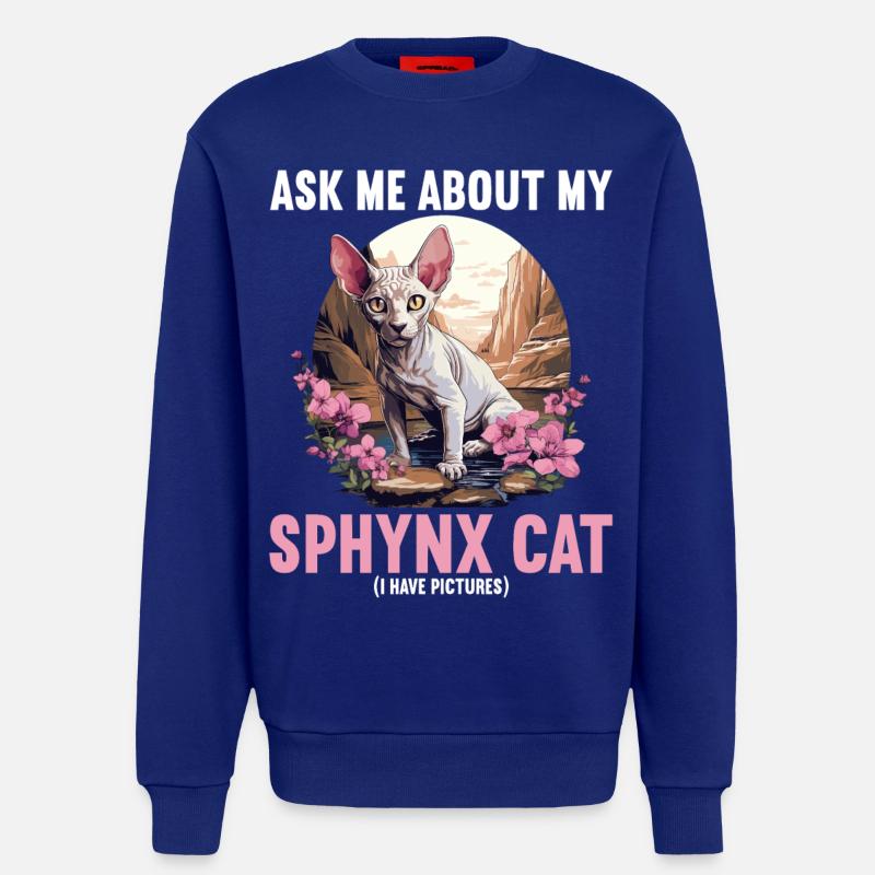 Sphynx Kätzchen Sphynx Katze - Sweatshirt - made by SPREAD - Iconic Blue