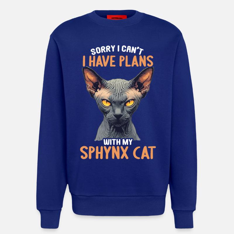 Sphynx Kitten Sphynx Cat - Sweatshirt - made by SPREAD - Iconic Blue
