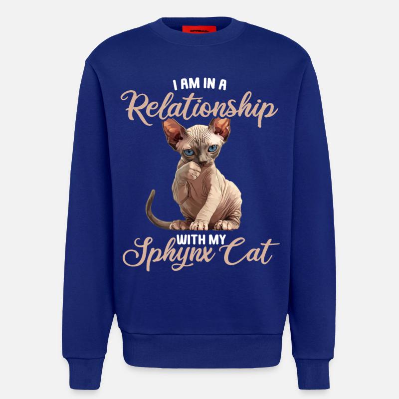 Sphynx Kätzchen Sphynx Katze - Sweatshirt - made by SPREAD  - Iconic Blue