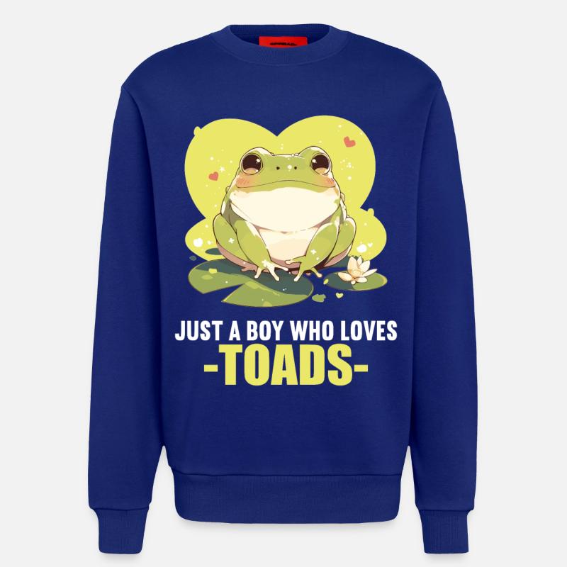 Crapaud crapaud crapaud - Sweat bio décontracté fabriqué en UE - Iconic Blue