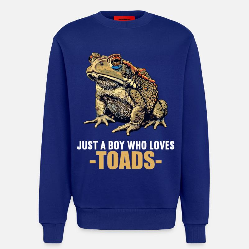 Crapaud crapaud crapaud - Sweat bio décontracté fabriqué en UE - Iconic Blue