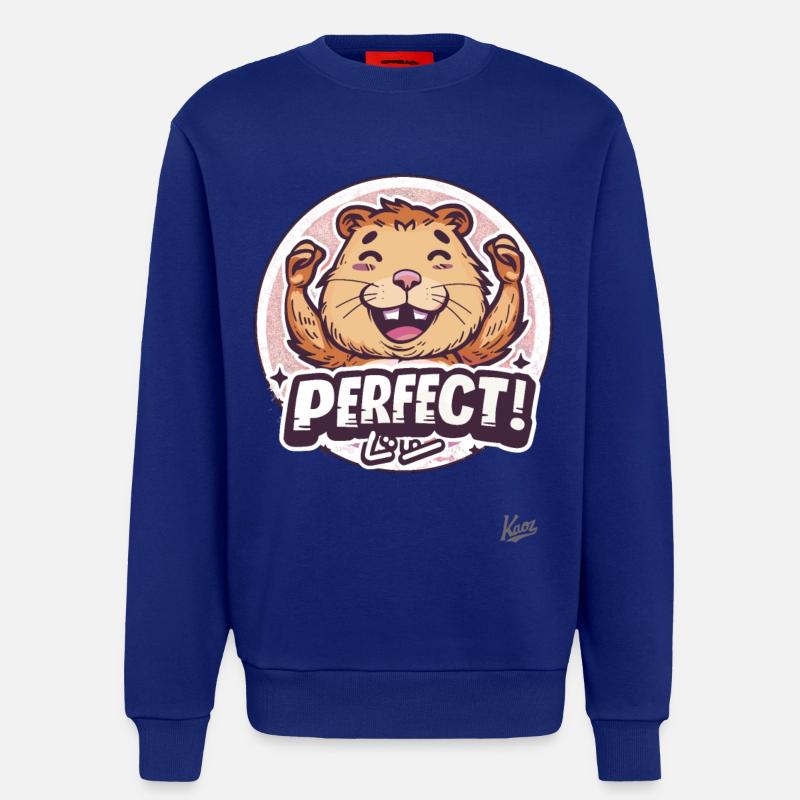 Der perfekte glückliche Biber - Sweatshirt - made by SPREAD  - Iconic Blue