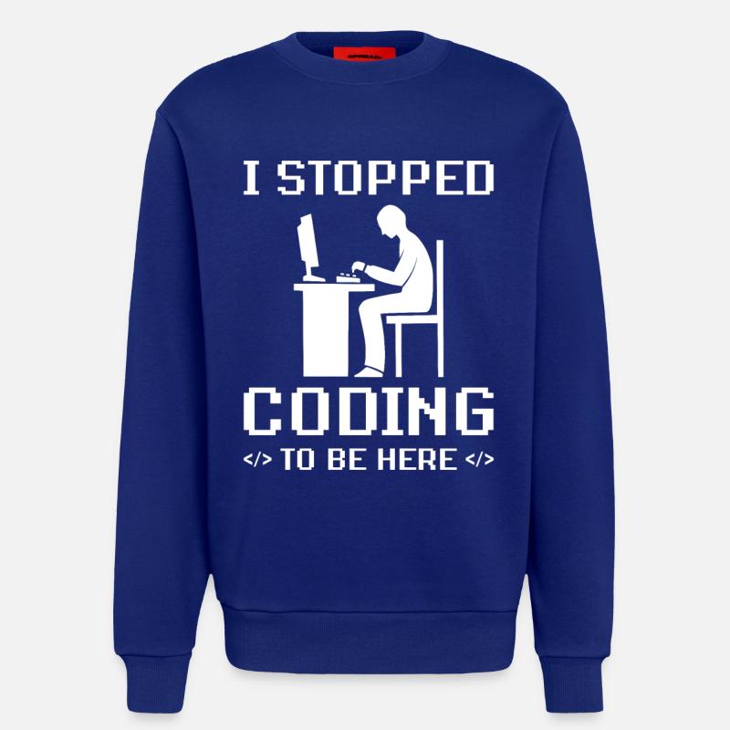 Programmer gift - Sweatshirt - made by SPREAD  - Iconic Blue
