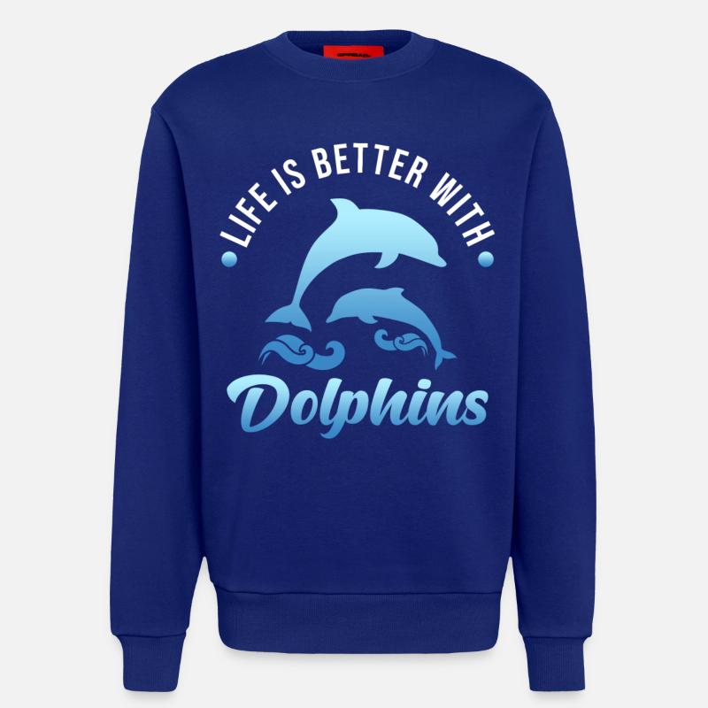 Delfin - Sweatshirt - made by SPREAD  - Iconic Blue