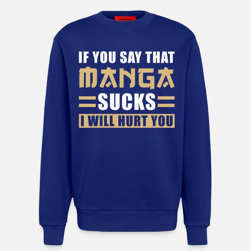 Manga - Sweatshirt - made by SPREAD  - Iconic Blue