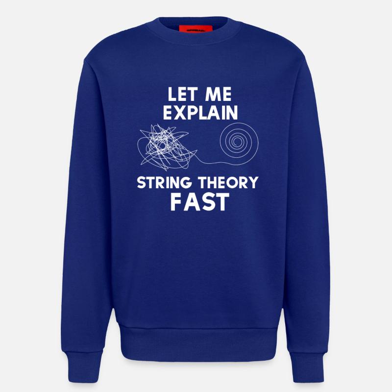 String Theory - Sweatshirt - made by SPREAD  - Iconic Blue