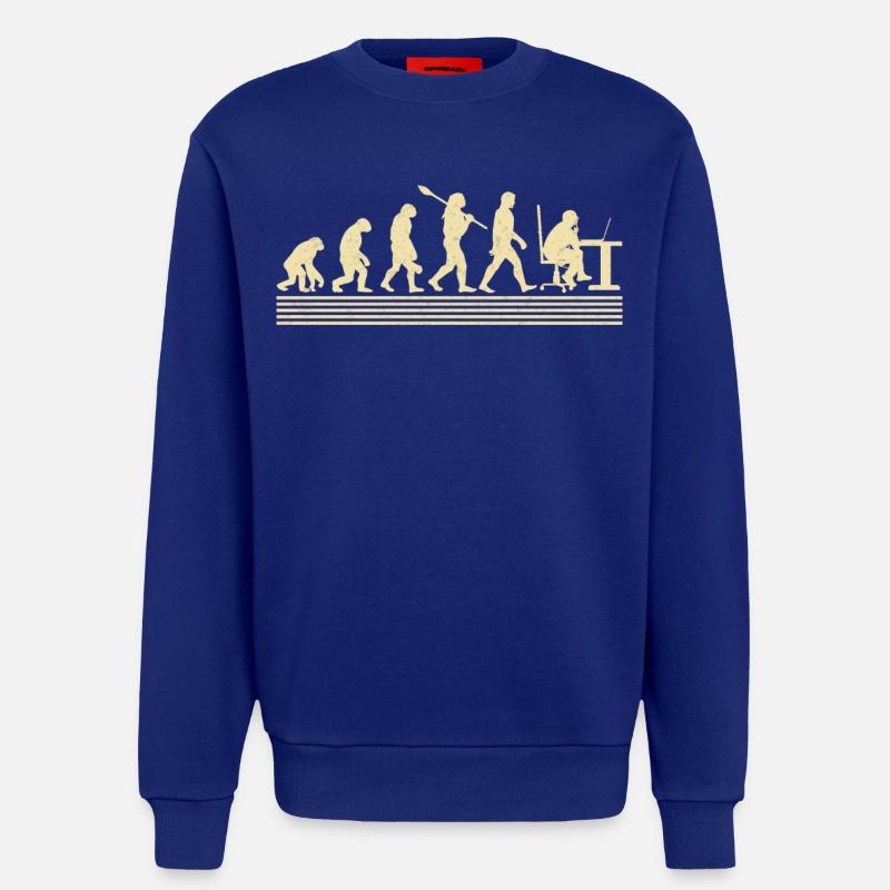 Development of web developers - Sweatshirt - made by SPREAD  - Iconic Blue