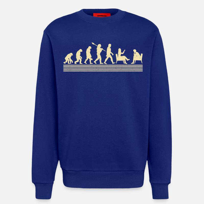 Evolution Des Schulberaters - Sweatshirt - made by SPREAD  - Iconic Blue