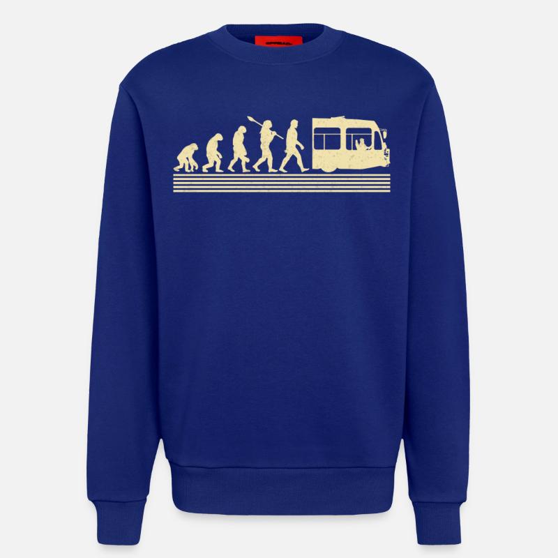 Busfahrer-evolution - Sweatshirt - made by SPREAD  - Iconic Blue