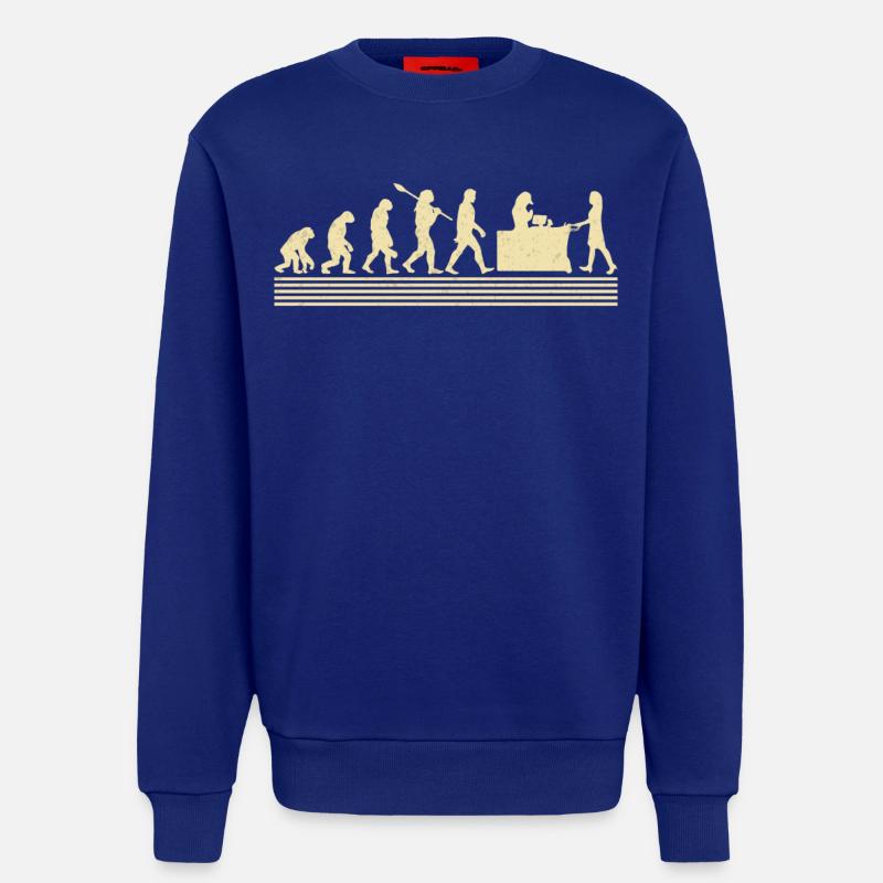Évolution de la caisse - Sweat bio décontracté fabriqué en UE - Iconic Blue