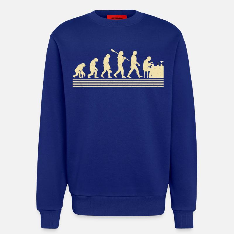 Chemist evolution - Sweatshirt - made by SPREAD  - Iconic Blue