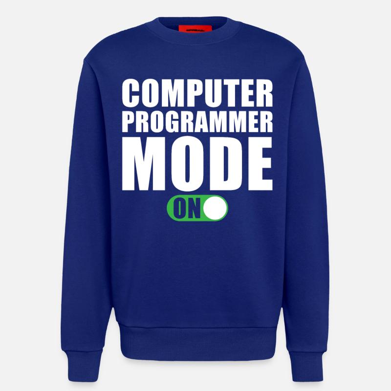 Mode programmeur informatique activé - Sweat bio décontracté fabriqué en UE - Iconic Blue