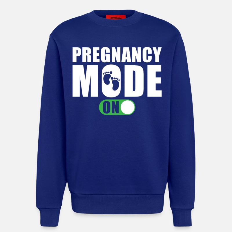 Schwangerschaft Modus Ein - Sweatshirt - made by SPREAD  - Iconic Blue