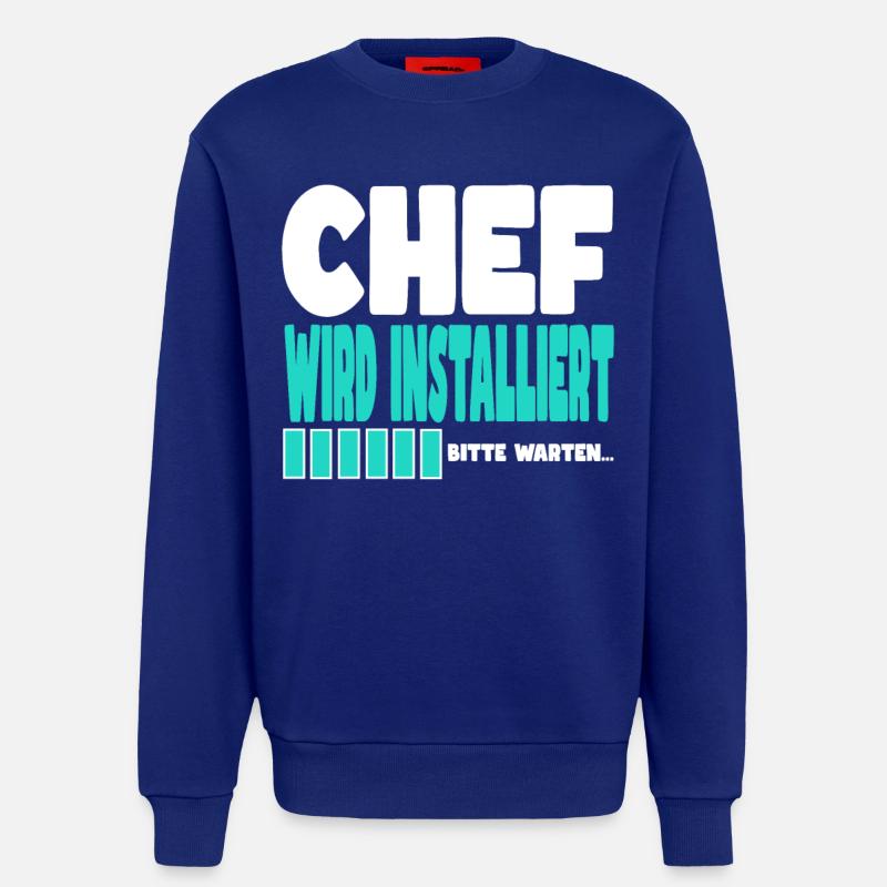 Chef wird installiert - Sweatshirt - made by SPREAD - Iconic Blue