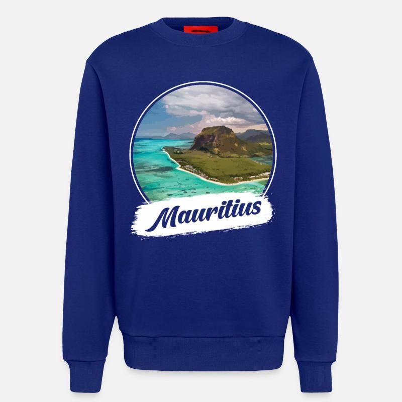 Mauritius Souvenir - Sweatshirt - made by SPREAD  - Iconic Blue