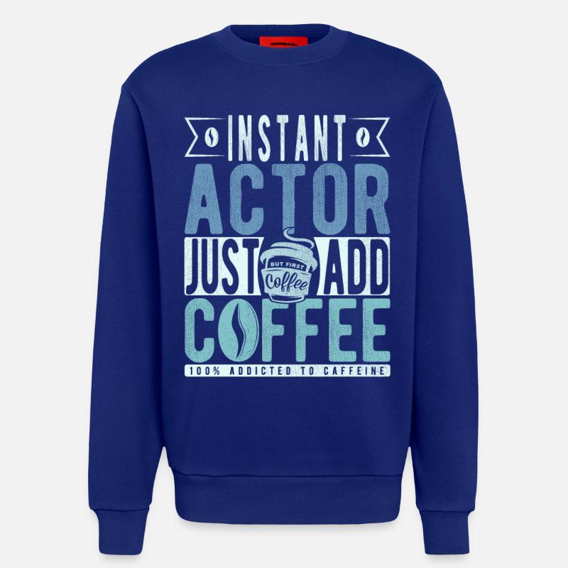 Buchalter Kaffee Spruch - Sweatshirt - made by SPREAD  - Iconic Blue