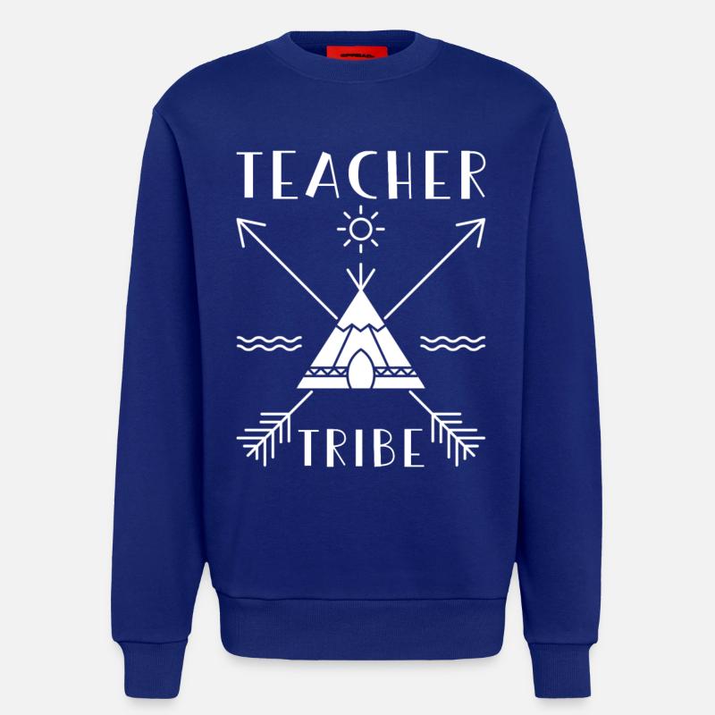 Conception de groupes d’enseignants - Sweat bio décontracté fabriqué en UE - Iconic Blue