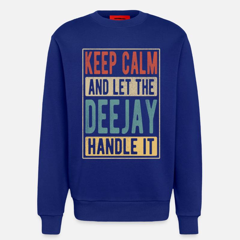 Deejay Retro Geschenk - Sweatshirt - made by SPREAD  - Iconic Blue
