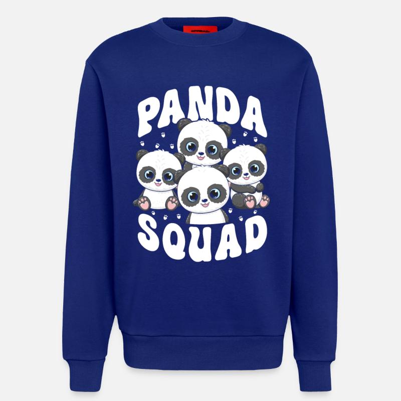 Panda Squad - Sweatshirt - made by SPREAD  - Iconic Blue