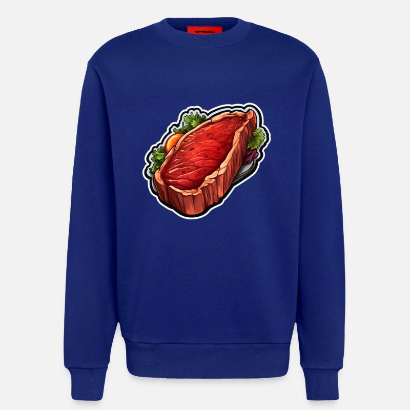 Steak Fleisch Essen - Sweatshirt - made by SPREAD  - Iconic Blue