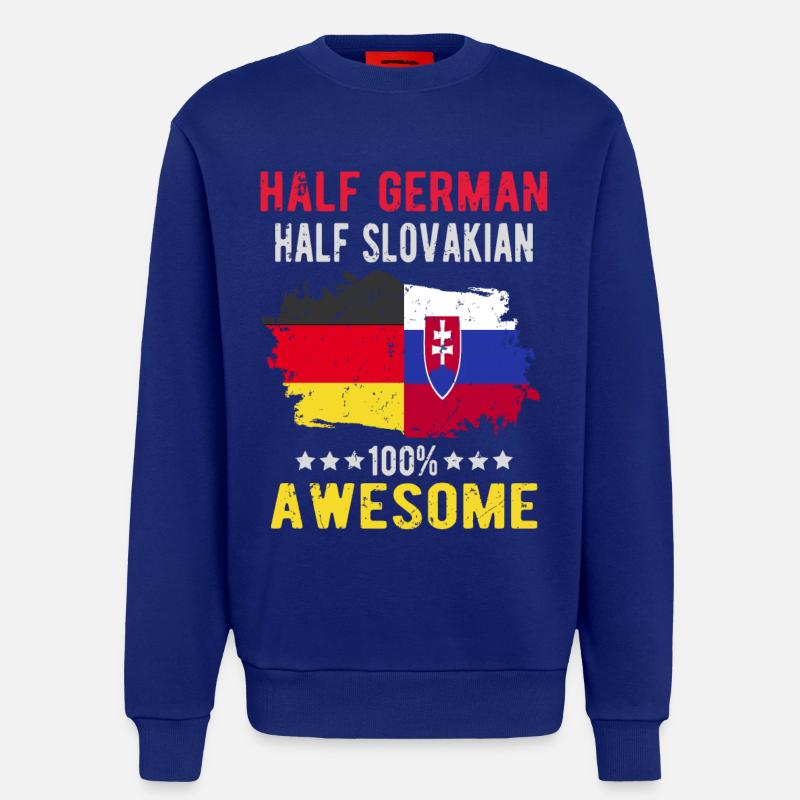Halb Deutsch Halb Slowake - Sweatshirt - made by SPREAD  - Iconic Blue