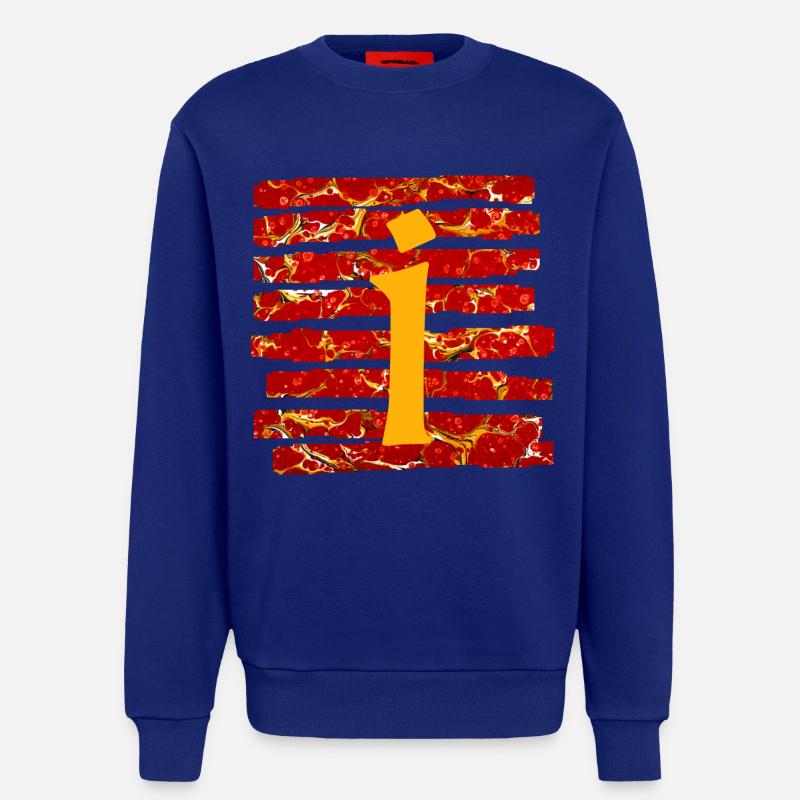 Bande E 232 I - Sweat bio décontracté fabriqué en UE - Iconic Blue