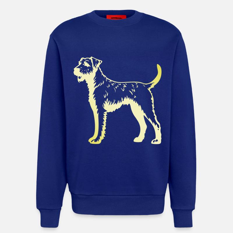 Airedale Terrier Hund Silhouette - Sweatshirt - made by SPREAD - Iconic Blue
