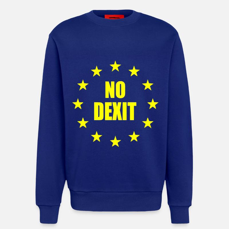 No dexit - Sweatshirt - made by SPREAD  - Iconic Blue