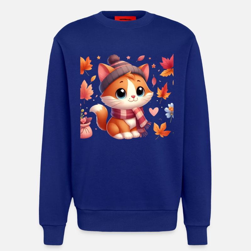 Herbst Kat4 - Sweatshirt - made by SPREAD  - Iconic Blue