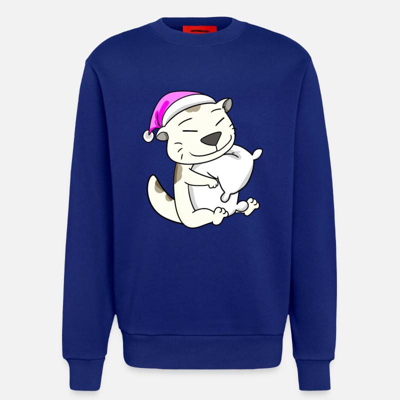 Cat cat breed Devon Rex - Sweatshirt - made by SPREAD  - Iconic Blue