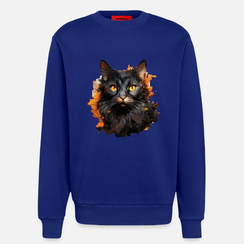 Katze - Sweatshirt - made by SPREAD  - Iconic Blue