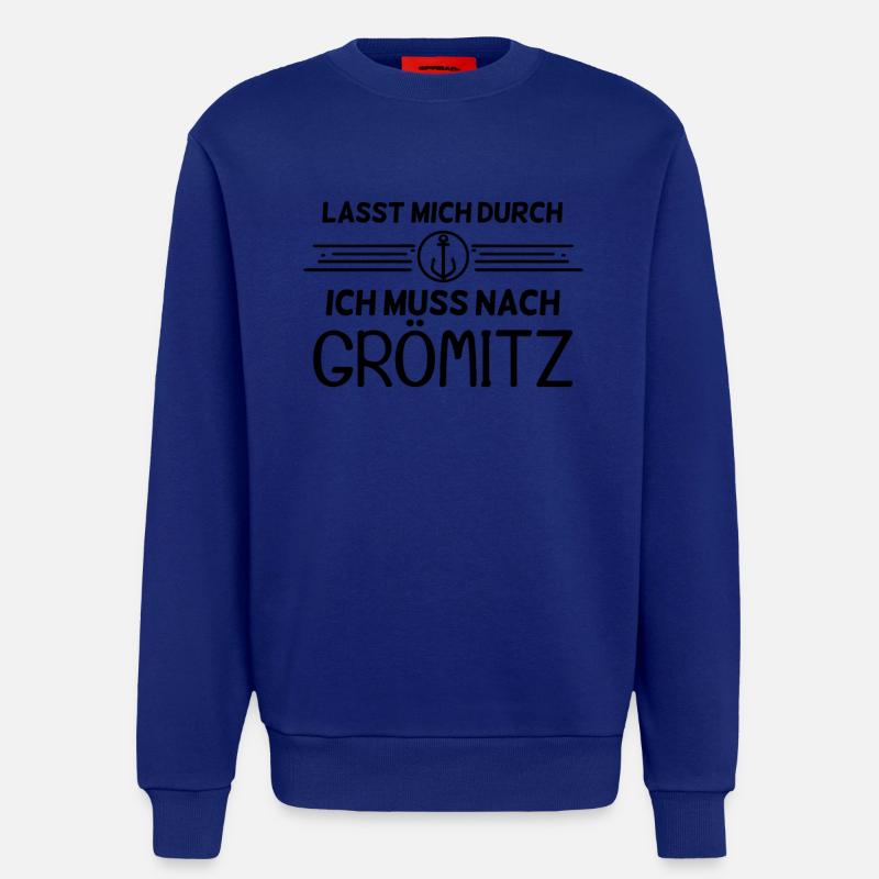 Grömitz Ostsee Spruch Geschenk - Sweatshirt - made by SPREAD  - Iconic Blue